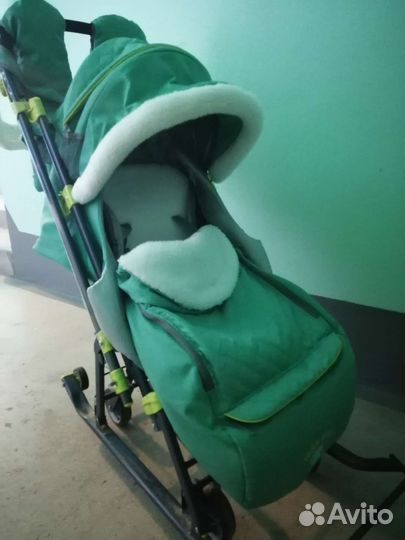 Детские санки коляска