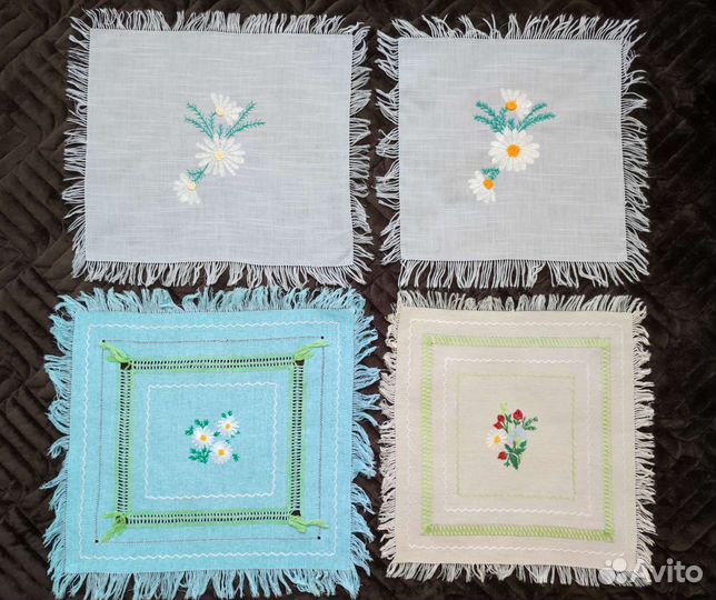 Салфетки ручная работа (вышивка)