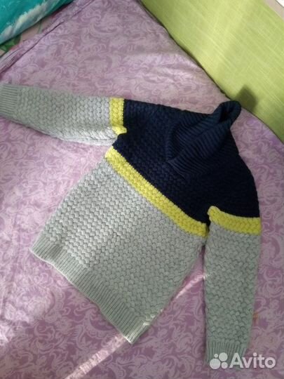 Кофта новая на мальчика тёплая 110 см