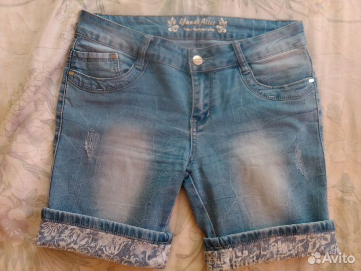 Шорты джинсовые