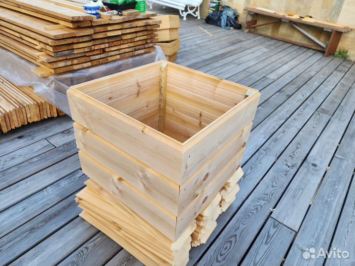 Вазоны деревянные. Изделия из дерева ручной работы