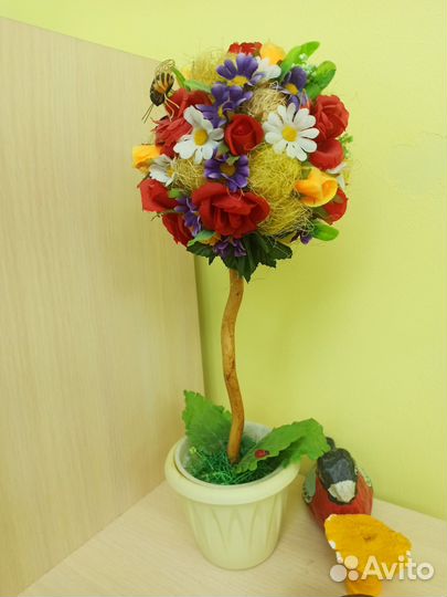 Топиарий времена года для выставок