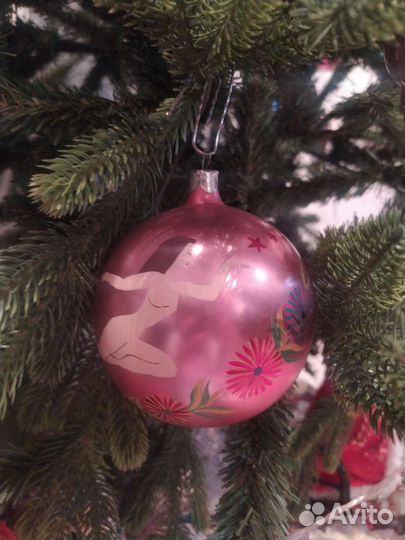 Елочные игрушки шар большой