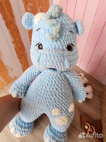 Вязаный дракон ручная работа