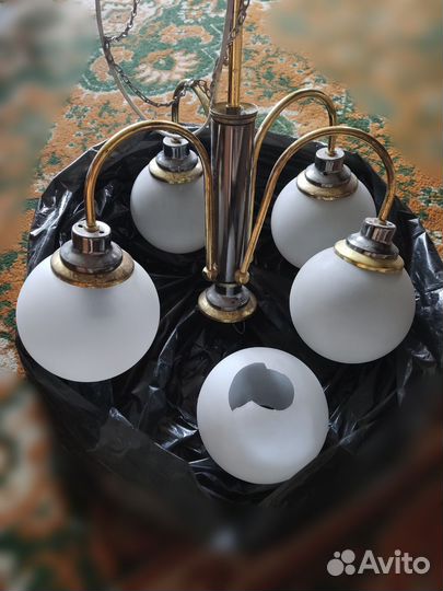 Люстра потолочная бу