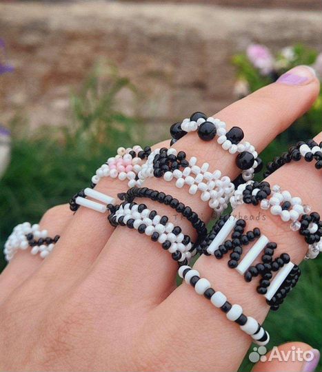 Кольца из бисера