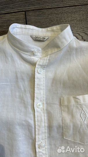 Рубашка детска, воротник стойка