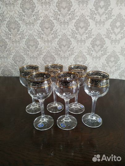 Рюмки хрусталь на ножке