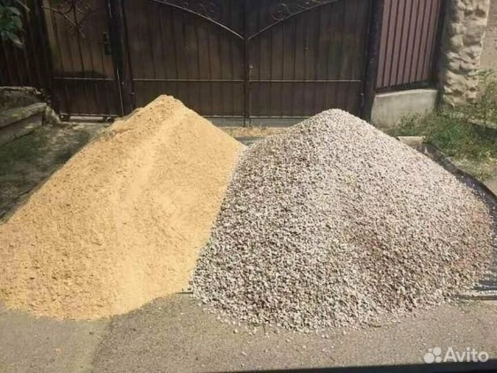 Доставка щебня песка пгс отсева земли