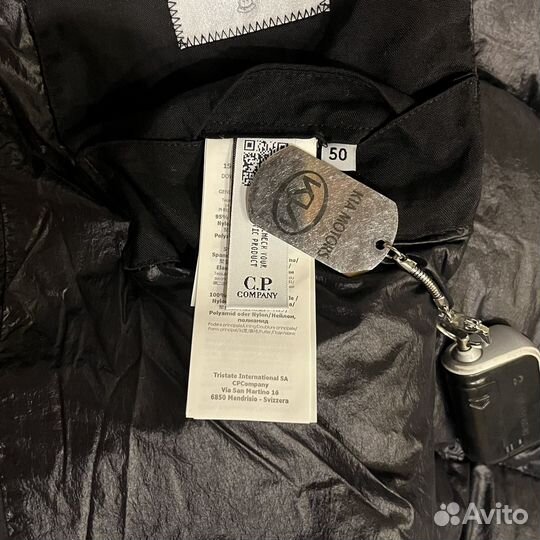 Пуховик Cp company Taylon L оригинал