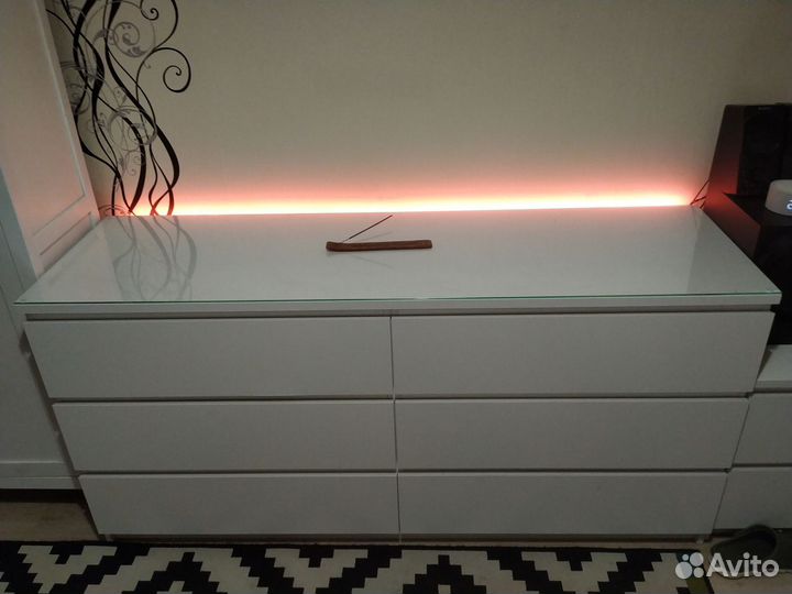 Стекло на комод malm мальм IKEA