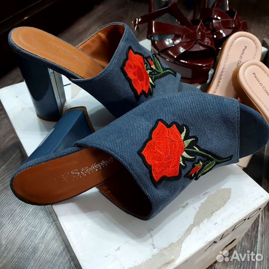 Новые босоножки пакетом 5 пар + подарок блеск