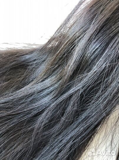 Волосы для наращивания каштан