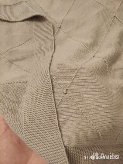 Плед детский вязаный