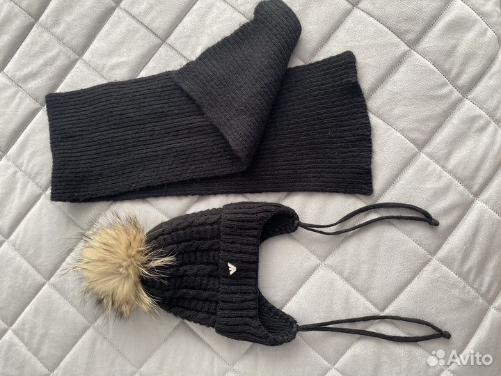 Шапка зимняя с помпоном