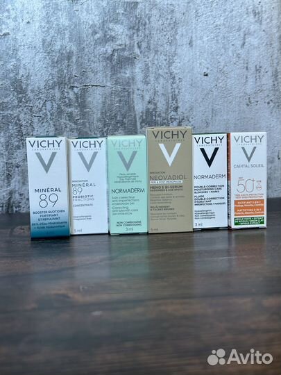 Подарочный набор миниатюр Vichy из 6 тюбиков