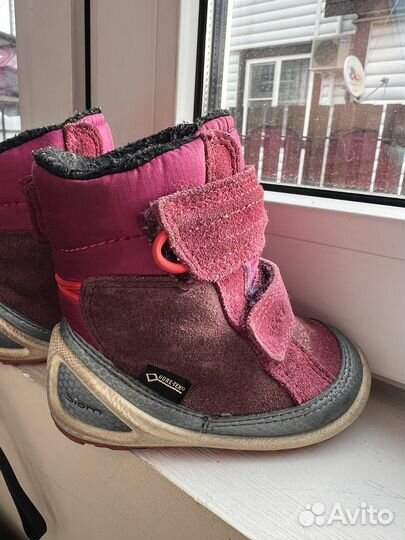 Ботинки зимние демисезон ecco biom goretex 20