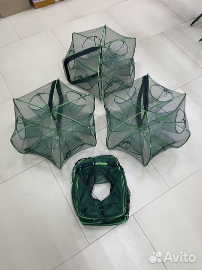 Набор для ловли рака,Раколовка книжка 6 входов 3шт