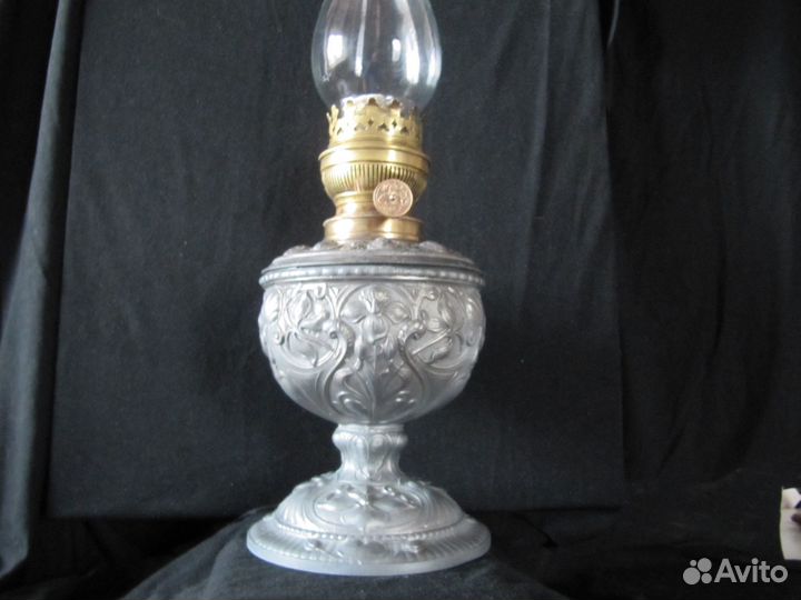 Старинная керосиновая лампа конец XIX начало XX в