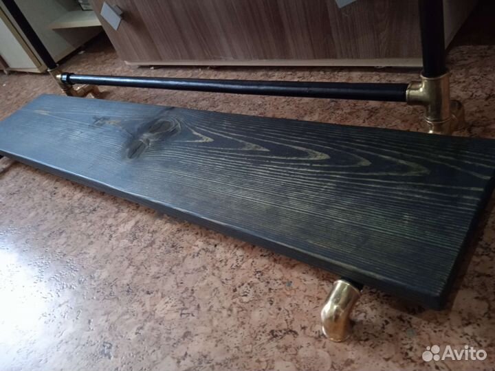 Обувница (Loft) чёрное дерево