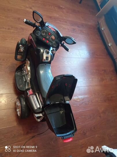 Детский электрический трёхколёсный мотоцикл