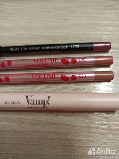 Карандаши для губ artdeco, vivienne sabo, pupa