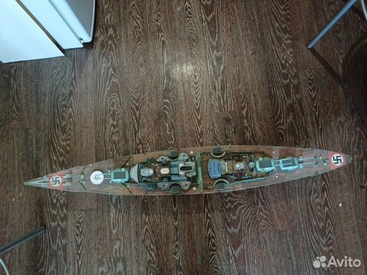 Сборная модель корабля из бумаги