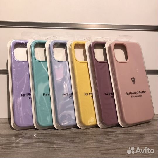 Чехол Silicone case AMA iPhone 12Pro Max