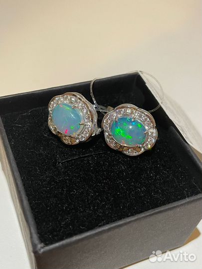 Серьги с Опалом