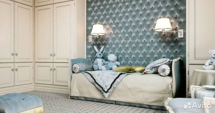 Мягкие стеновые панели для кровати