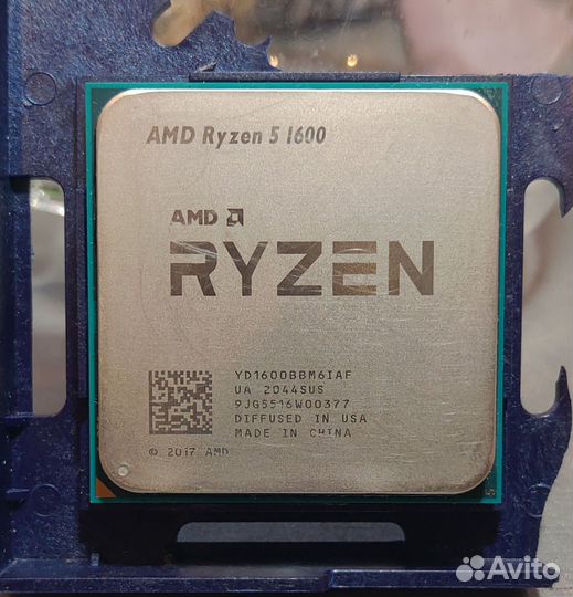 Ryzen 5 1600af (2600 с пониженными частотами)