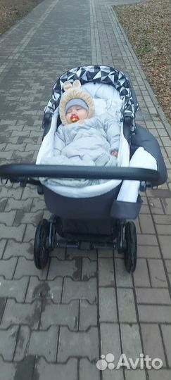 Прогулочная коляска зимняя бу