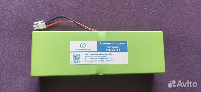 Аккумуляторная батарея 2vrla6/4.5