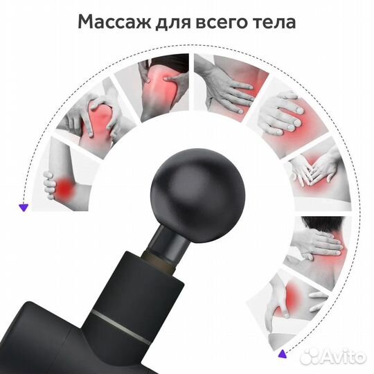 Мышечный перкуссионный массажер новый