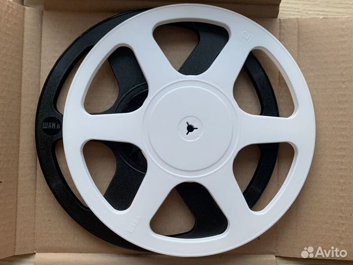 Катушка 27 см для магнитофона + коробка