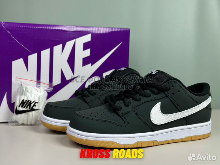 Кроссовки Nike Sb Dunk Low Black Gum
