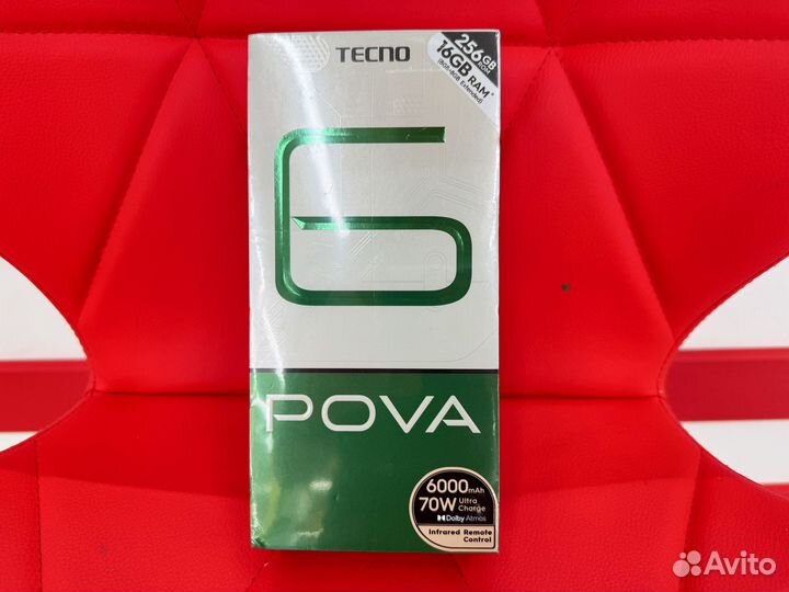 TECNO Pova 6, 8/256 ГБ