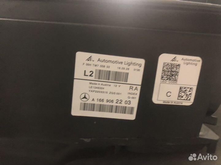 Фара правая на Mercedes GLE166 GLE292