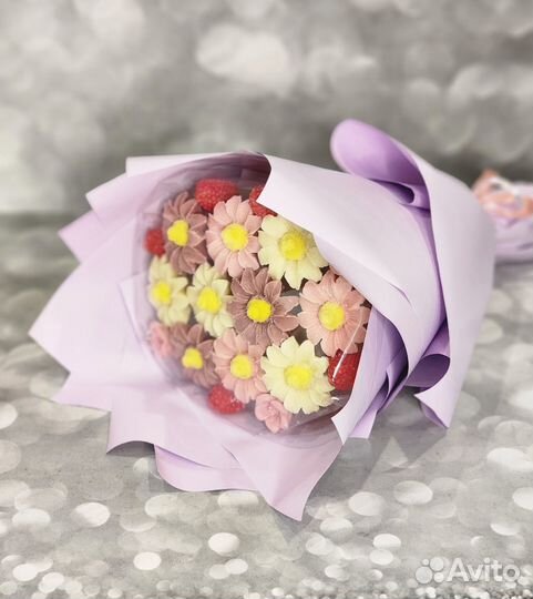 Шоколадные ромашки