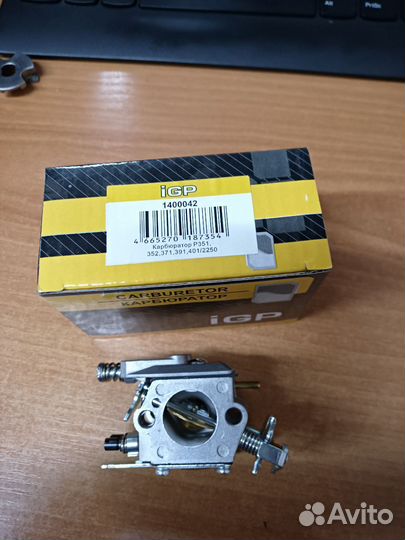 Карбюратор бензопилы partner