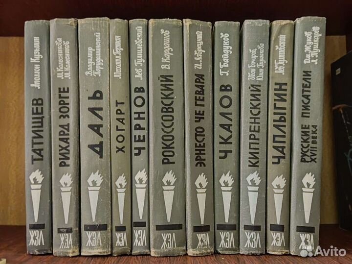 Книги серии жзл, Чкалов, Вольтер, Суворов и др