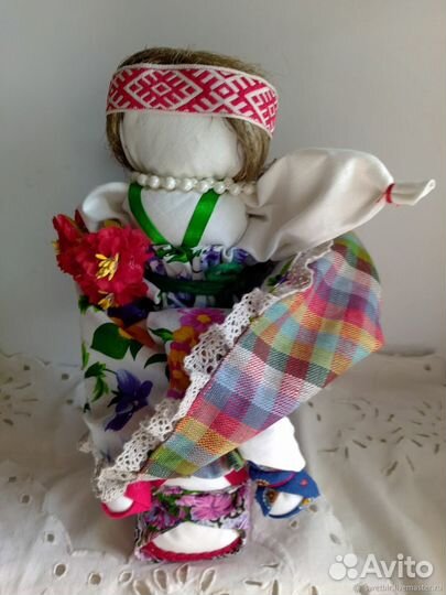 Народная кукла перевёртыш девка-баба игровая