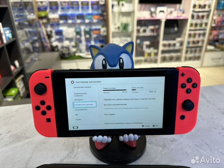 Прошитая Nintendo Switch 1 ревизия