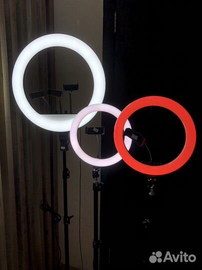 Кольцевая лампа со штативом