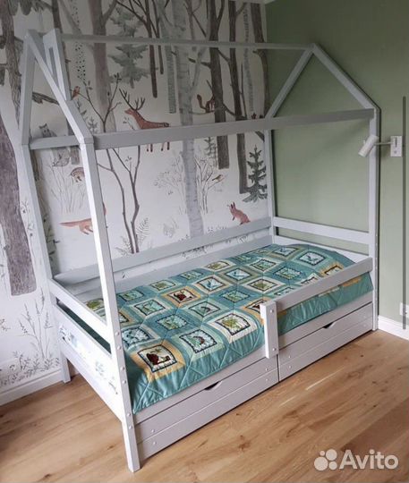 Детская кровать домик новая