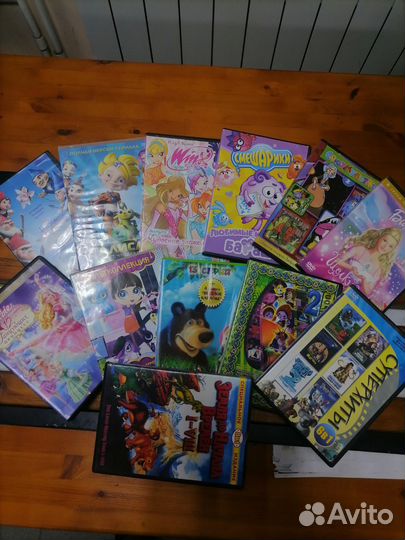 Dvd диски мультфильмы
