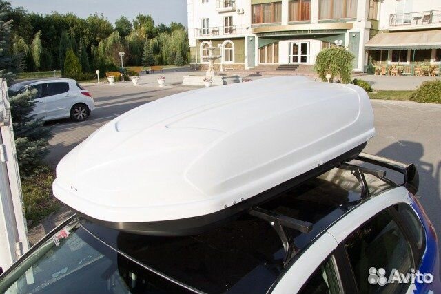 Автобокс Yuago Avatar белый мат. 480л