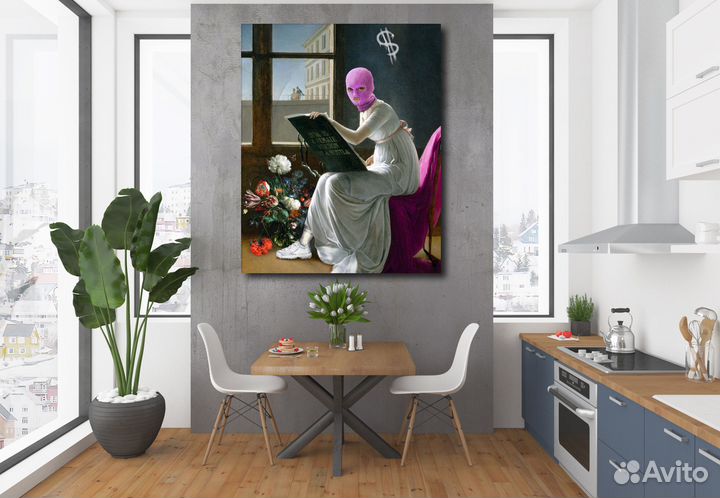 Картина на холсте Criss Bellini арт портрет