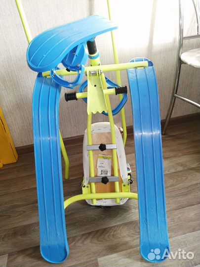 Снегокат Nika Twiny 2,с родительской ручкой