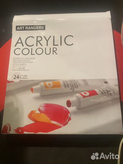 Акриловые краски бу